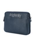 designer's patch zip clutch