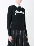intarsia detail jumper