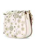 flower embellished crossbody bag