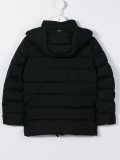 hooded padded coat