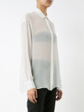 semi-sheer shirt