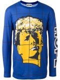 face print T-shirt
