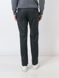 pleated tapered trousers