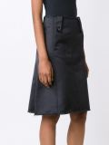 stitching detail A-line skirt