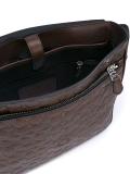 logo embossed crossbody bag 