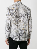 multi-print shirt