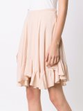 ruffled skirt