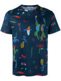 multi-print T-shirt