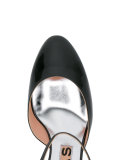 Mary Jane pumps with crystal embellished heel 