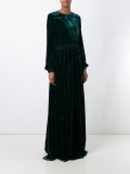 long velvet gown
