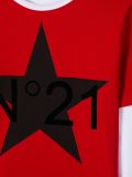 star and logo print T-shirt