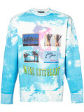 postcard print sweatshirt