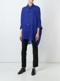 'Ramie Lawn'超大款衬衫