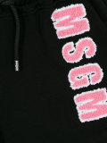 logo appliqué shorts