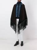 fringed wide scarf