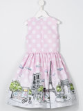 Paris print dress