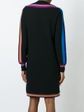 V-neck knitted dress