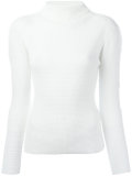 fitted poloneck sweater