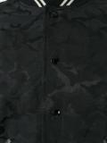 camouflage print teddy jacket