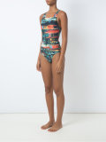 all-over print swimsuit