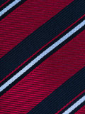 diagonal stripe tie 