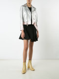 ombré biker jacket