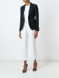 floral jacquard blazer