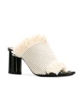 fringed mules