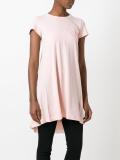 cupro insert tunic T-shirt