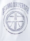 bicolour V-neck hoodie