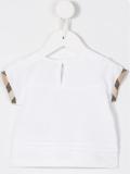 check trim T-shirt