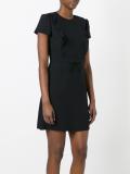 frill bib dress