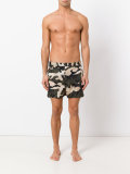 camouflage swim shorts