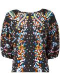 floral print blouse 