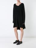 flared knit dress