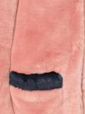 long faux-fur coat