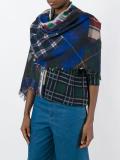 checked scarf