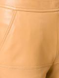 high waist leather trousers