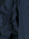 drawstring sleeve parka jacket