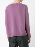 ribbed trim jumper 
