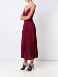 pleated cami dress