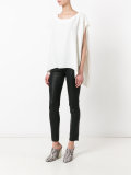 draped back T-shirt