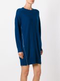 zip hem sweater dress