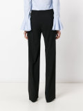 pleat-front tailored trousers