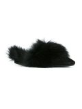 raccoon fur slippers 