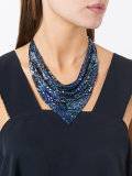 sequined scarf necklace