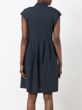 fitted pleat dress