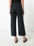 cropped pinstripe trousers