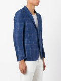 checked blazer