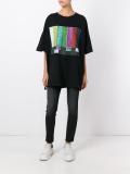 oversized printed front T-shirt